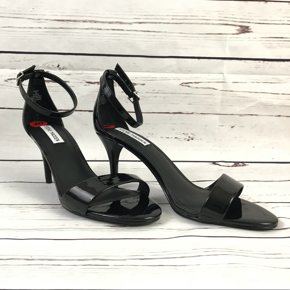 Steve Madden Stecy Black Patent Leather Size 10